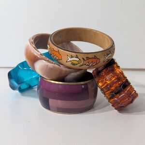 Vintage Bangle Bracelet Lot